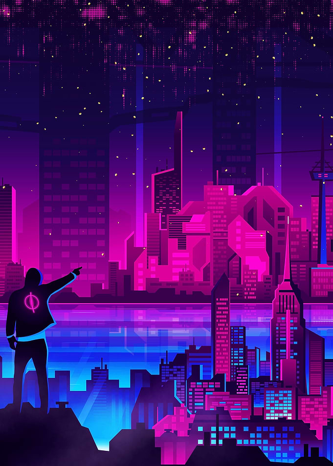 Cyberpunk Night City Art