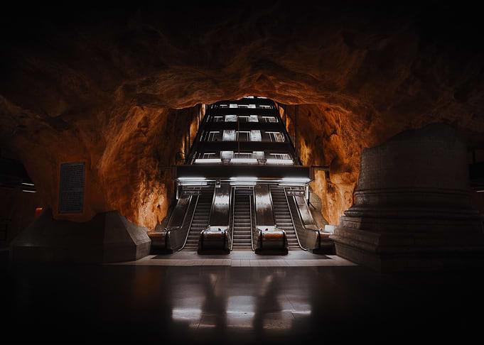 Abstract Escalator