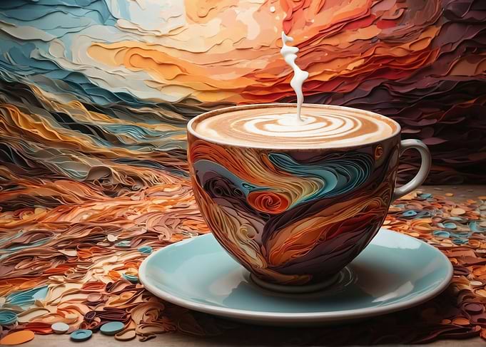 Cappuccino Coffee Cup