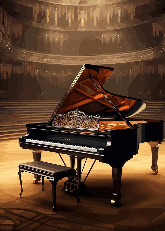 Piano Colorful