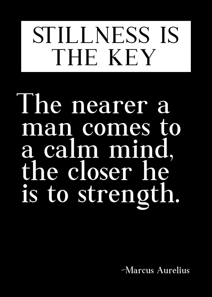 Stillness Is The Key