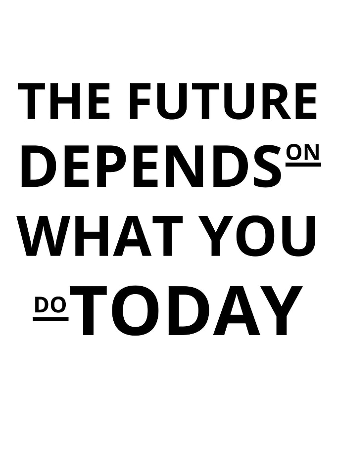 The future depends
