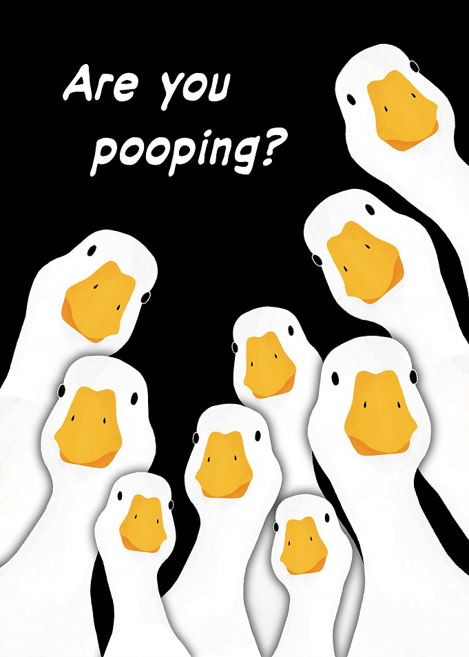 Duck Are You pooping
