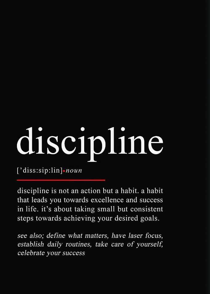 discipline motivational