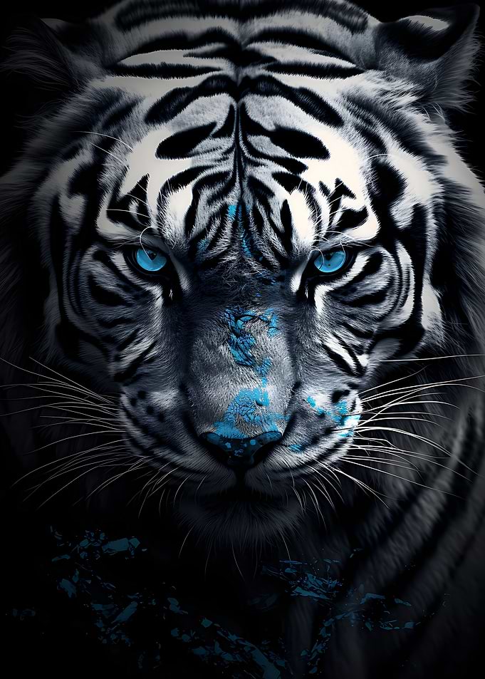 Blue Eyes Tiger