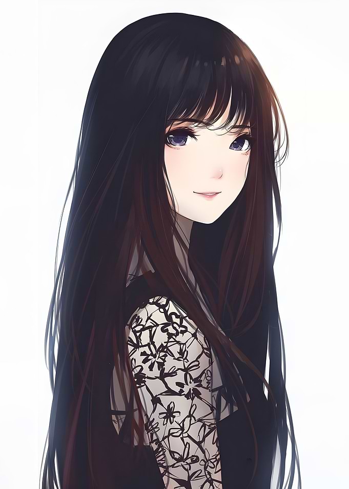 Beautiful girl anime