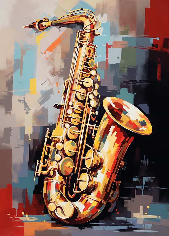 Painting Saxophone