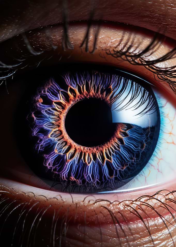 Macro Iris Eye photography
