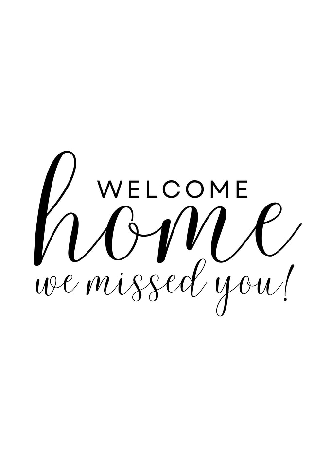 welcome to our home