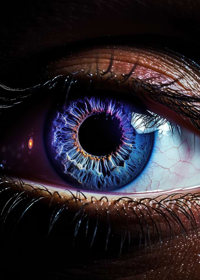 Macro Iris Eye photography