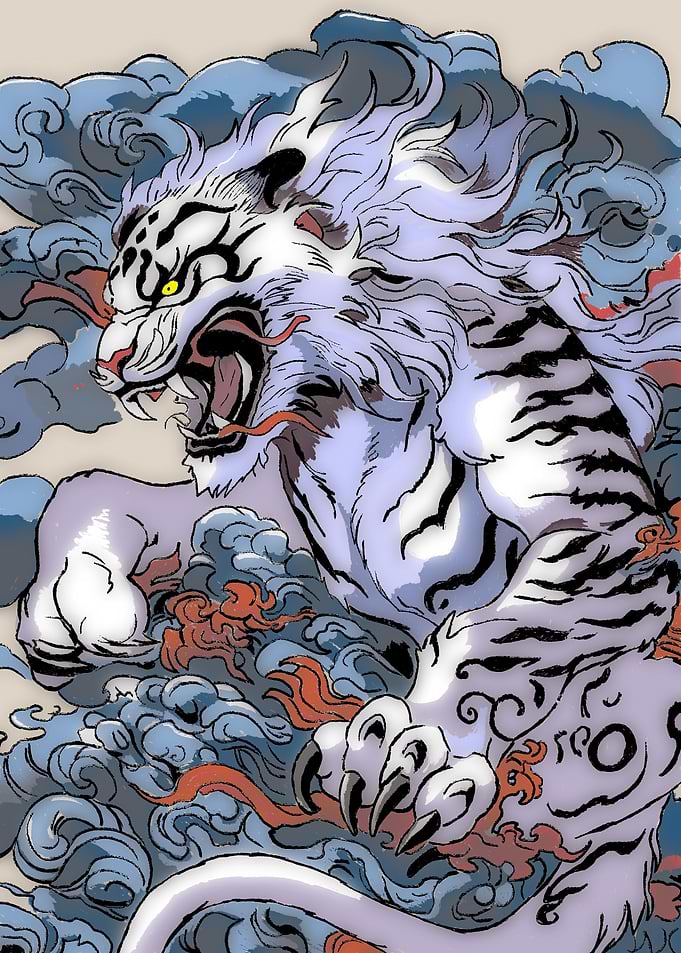 the tiger and the clouds