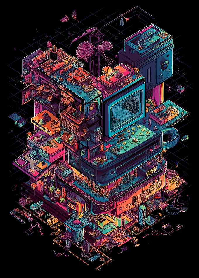 Nintendo pixel painting