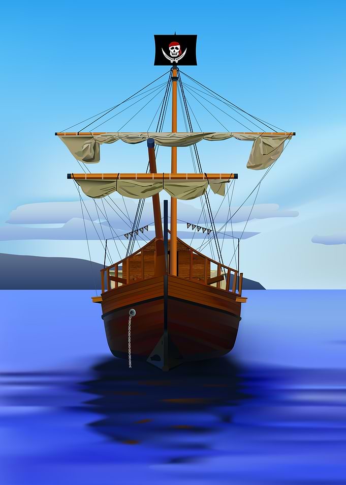 Pirate Ship Landscape
