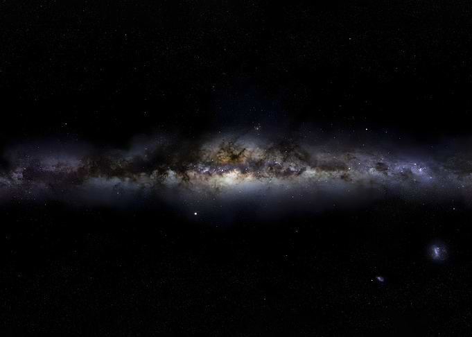 Milky Way Galaxy space