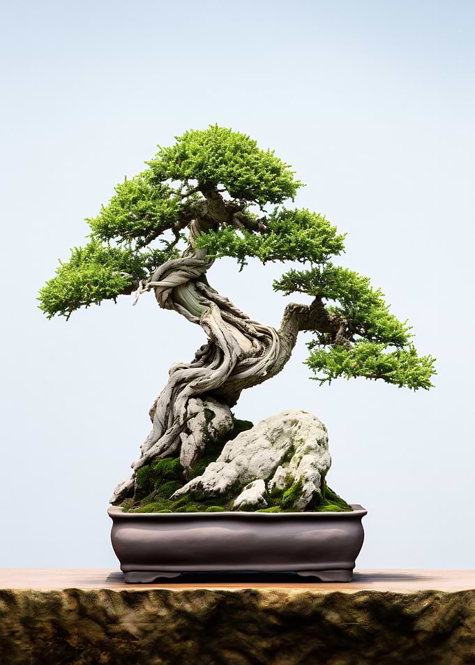 Zen Bonsai Tree In Pot