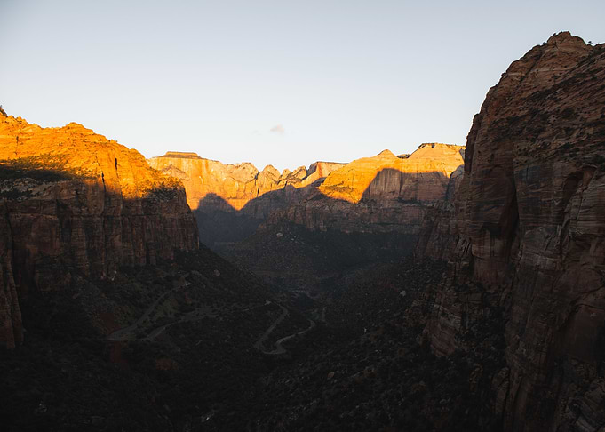 Canyon at Golden Hour