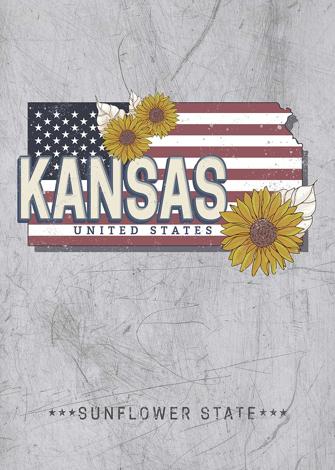 Kansas Map United States