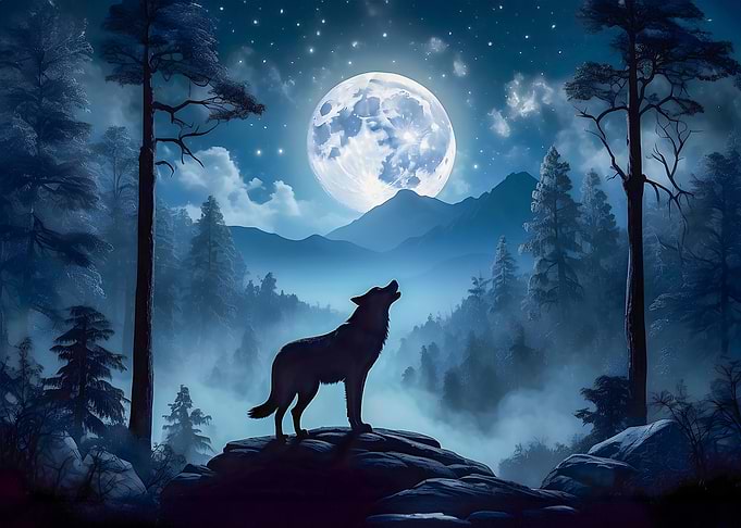 Wolf Werewolf Landscape