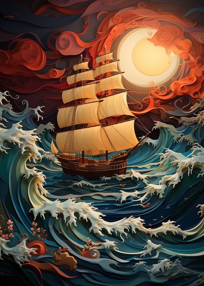 Boat in the Storm