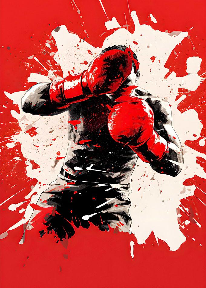 Boxer Red Fighter Boxing