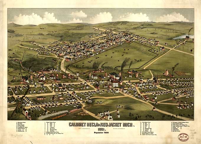 Calumet Hecla MI 1881