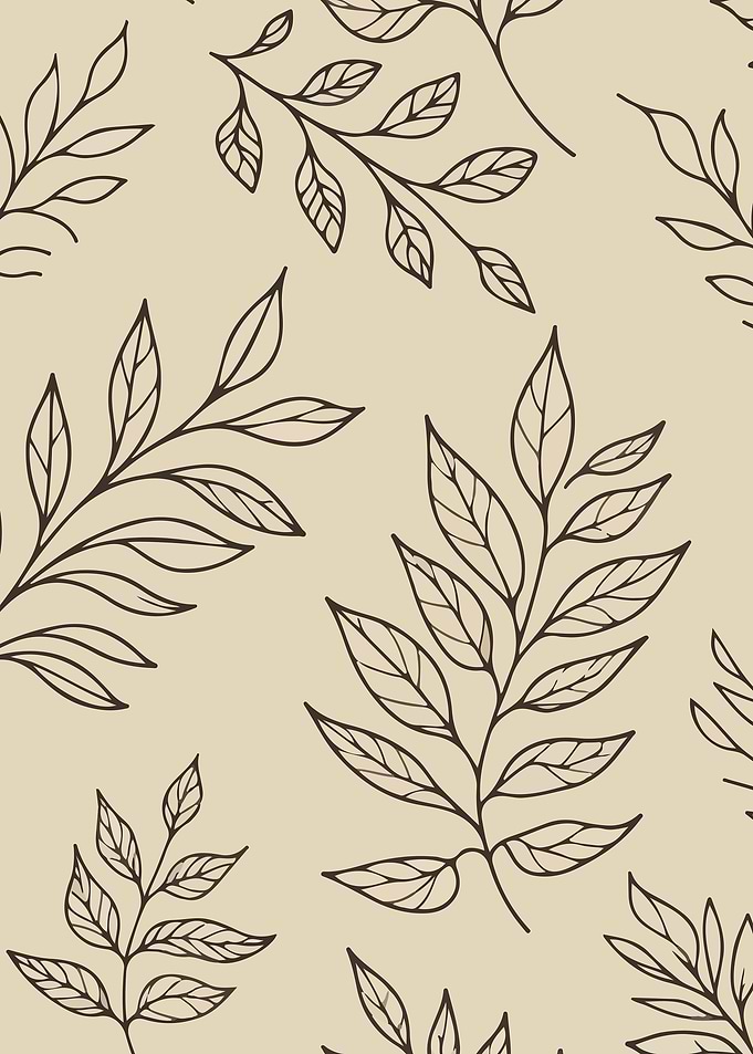 Leaf Patterns in Sepia