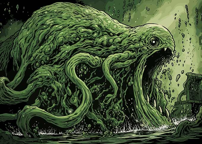 Slimy Green Monster
