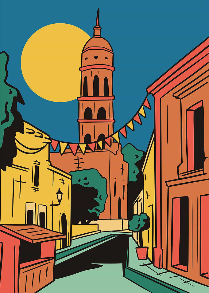 Charming Cityscape