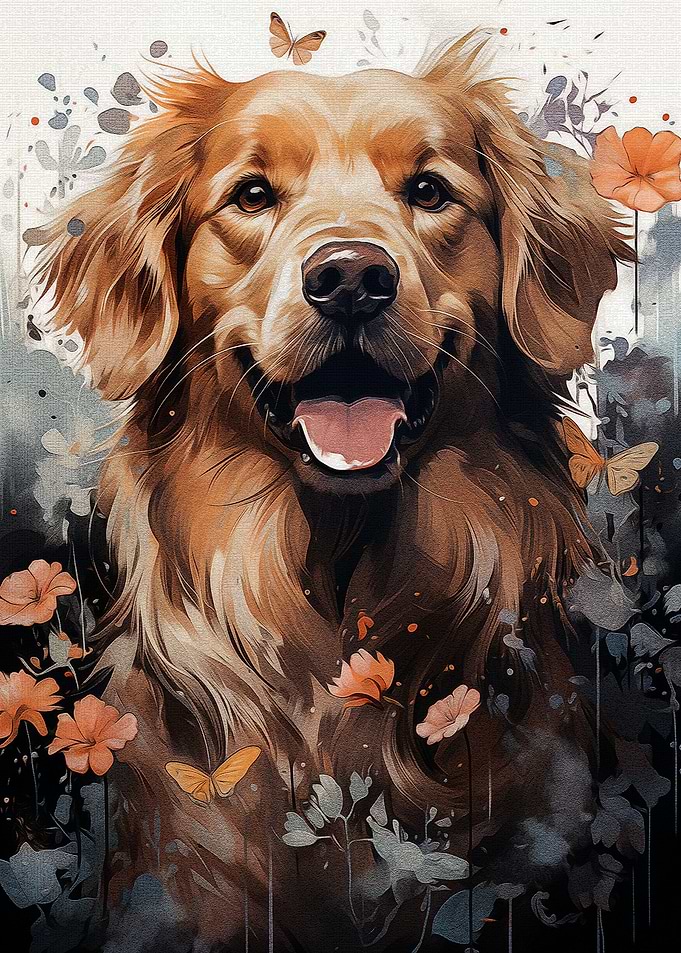 Golden retriever cuteness