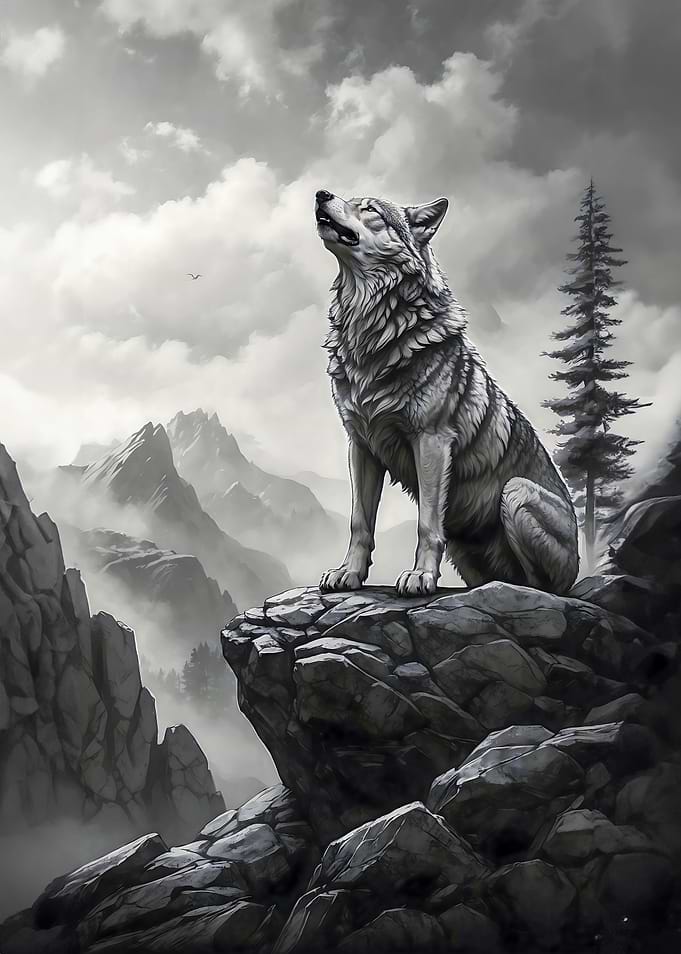 Wolf Werewolf Landscape