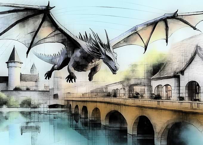 medieval dragon