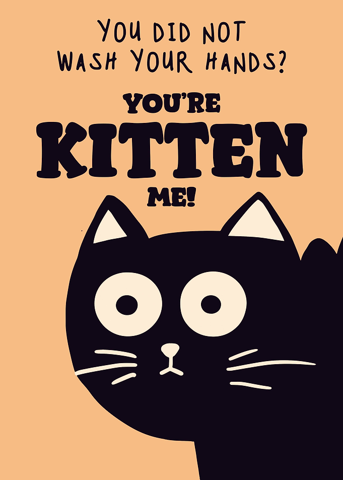 Bathroom Cat Funny Humor