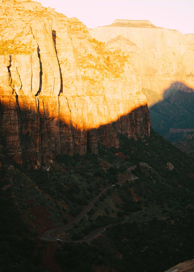 Canyon Road at Dusk