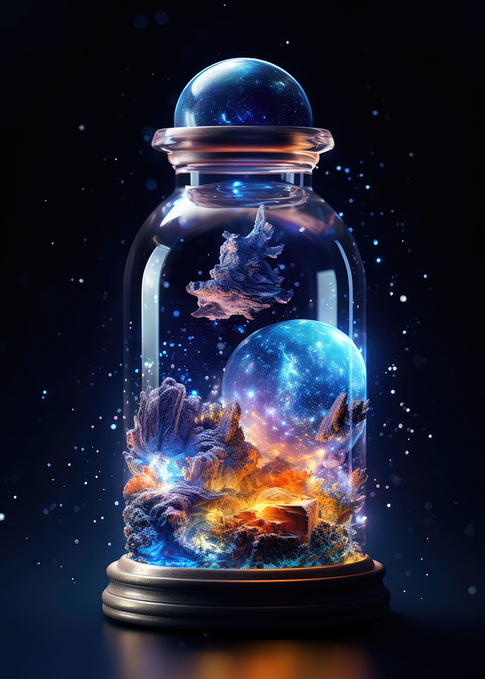 Galaxy In A Bottle