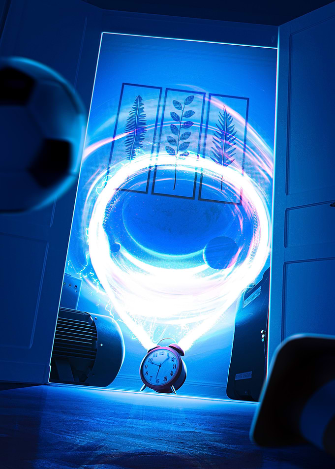 Dimensional Clock Portal