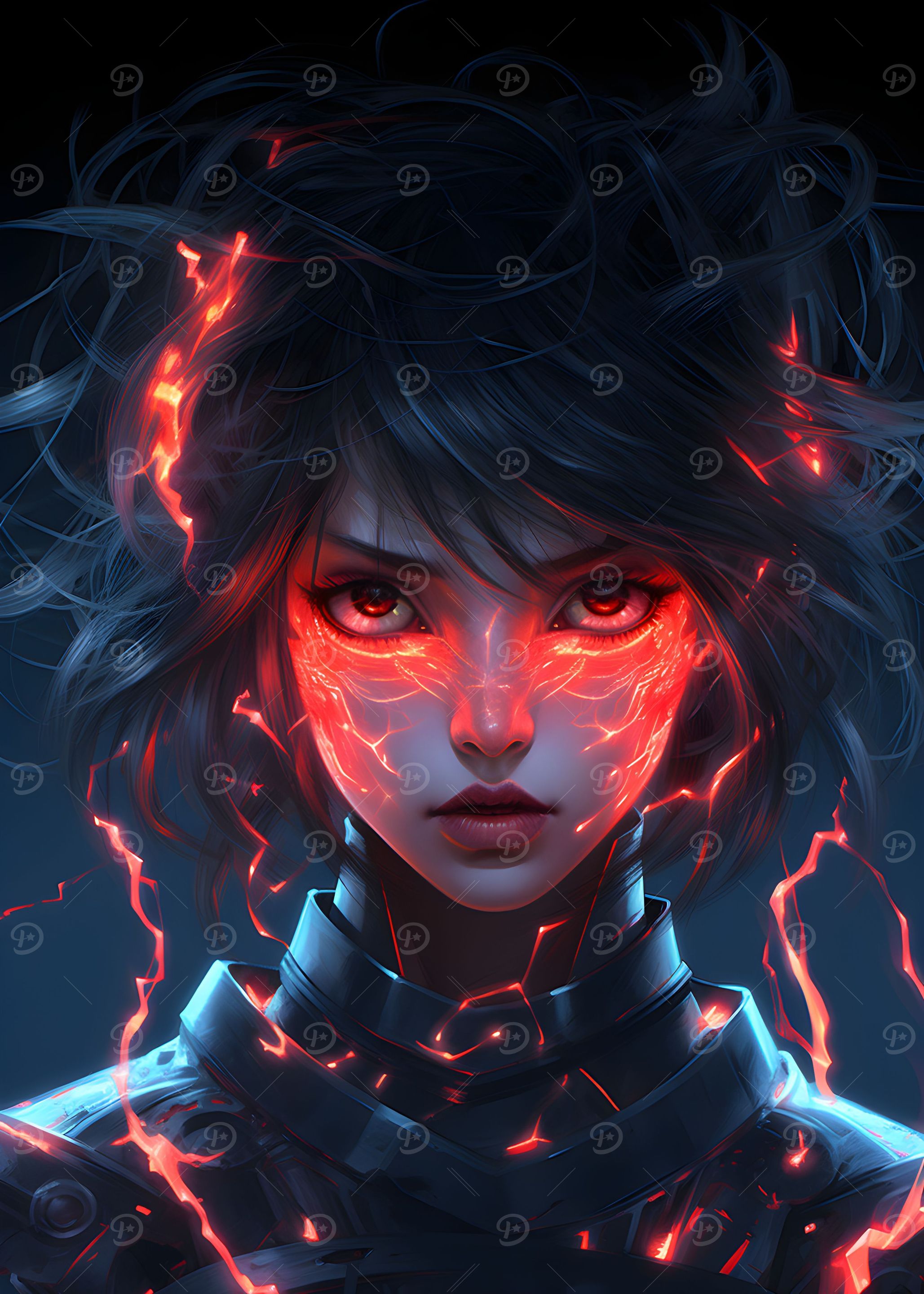 cute girl burning soul