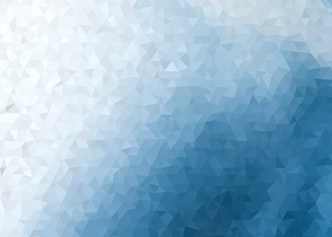 Low poly triangles blue wh