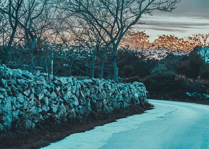 Road to the town