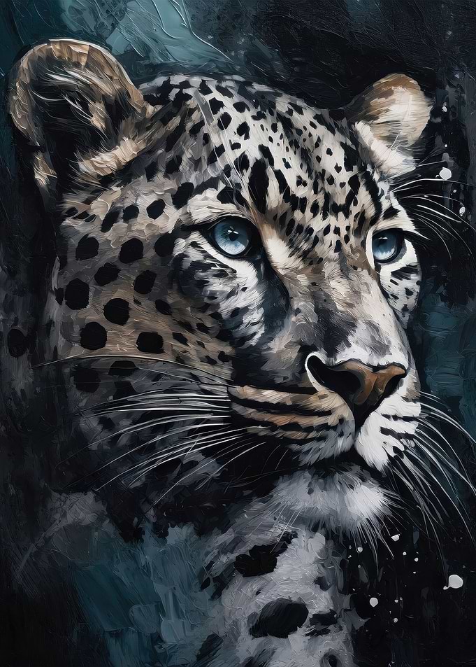 Oil Painted Leopard