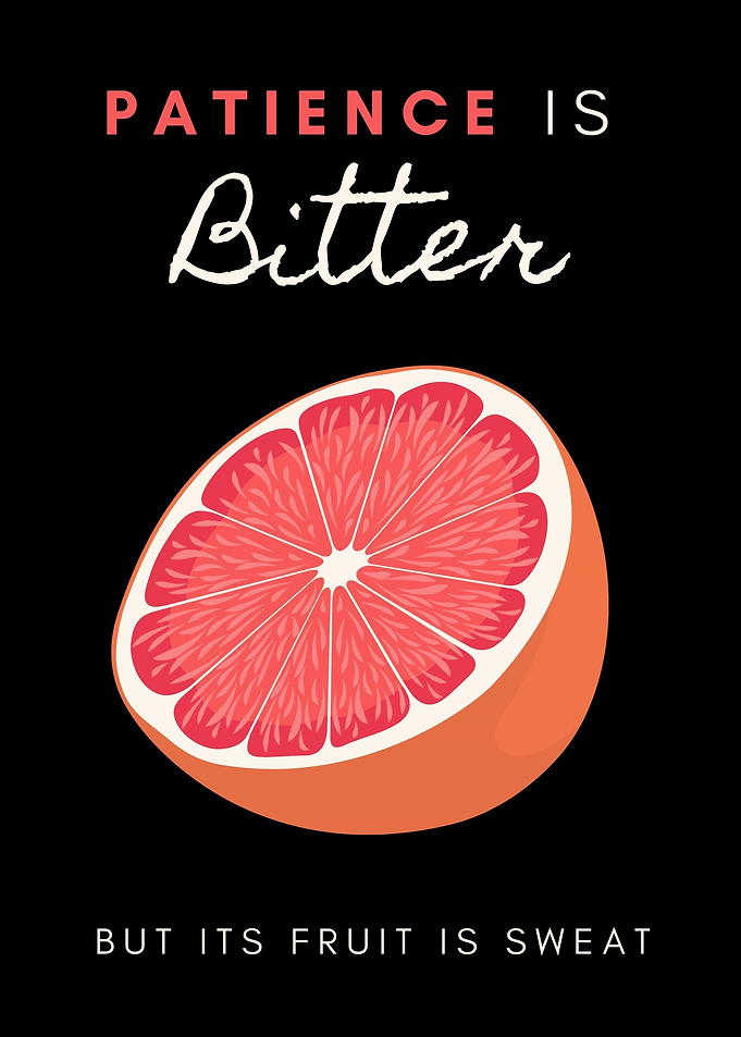 Patience QUOTE pomelo