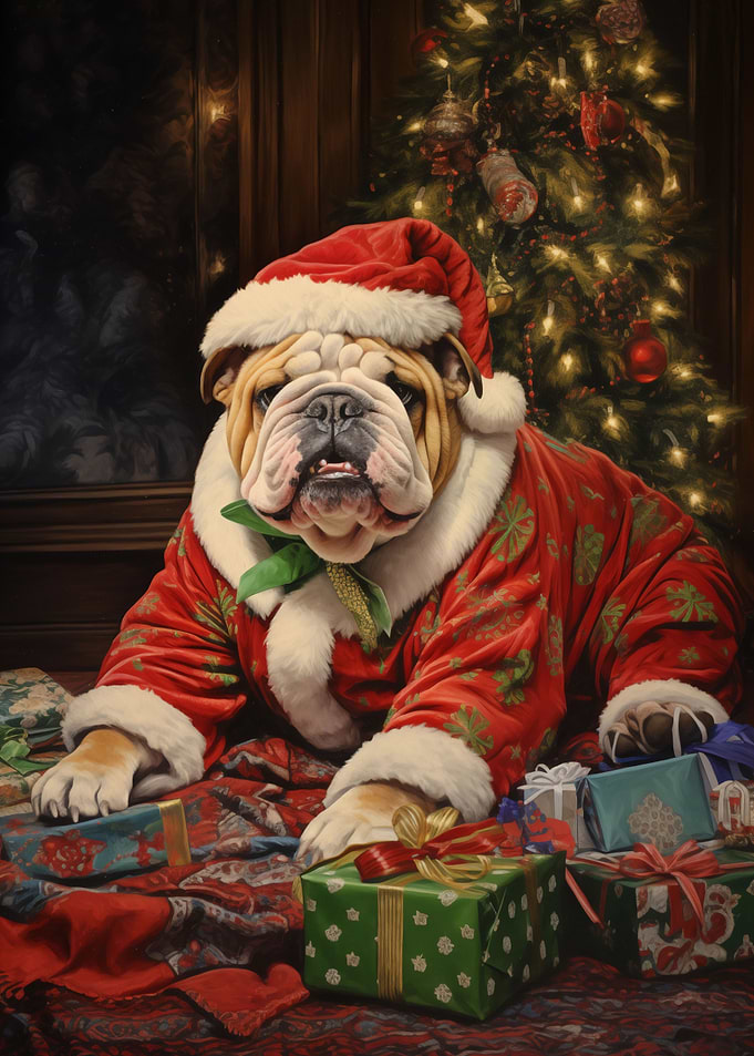 Bulldog Xmas