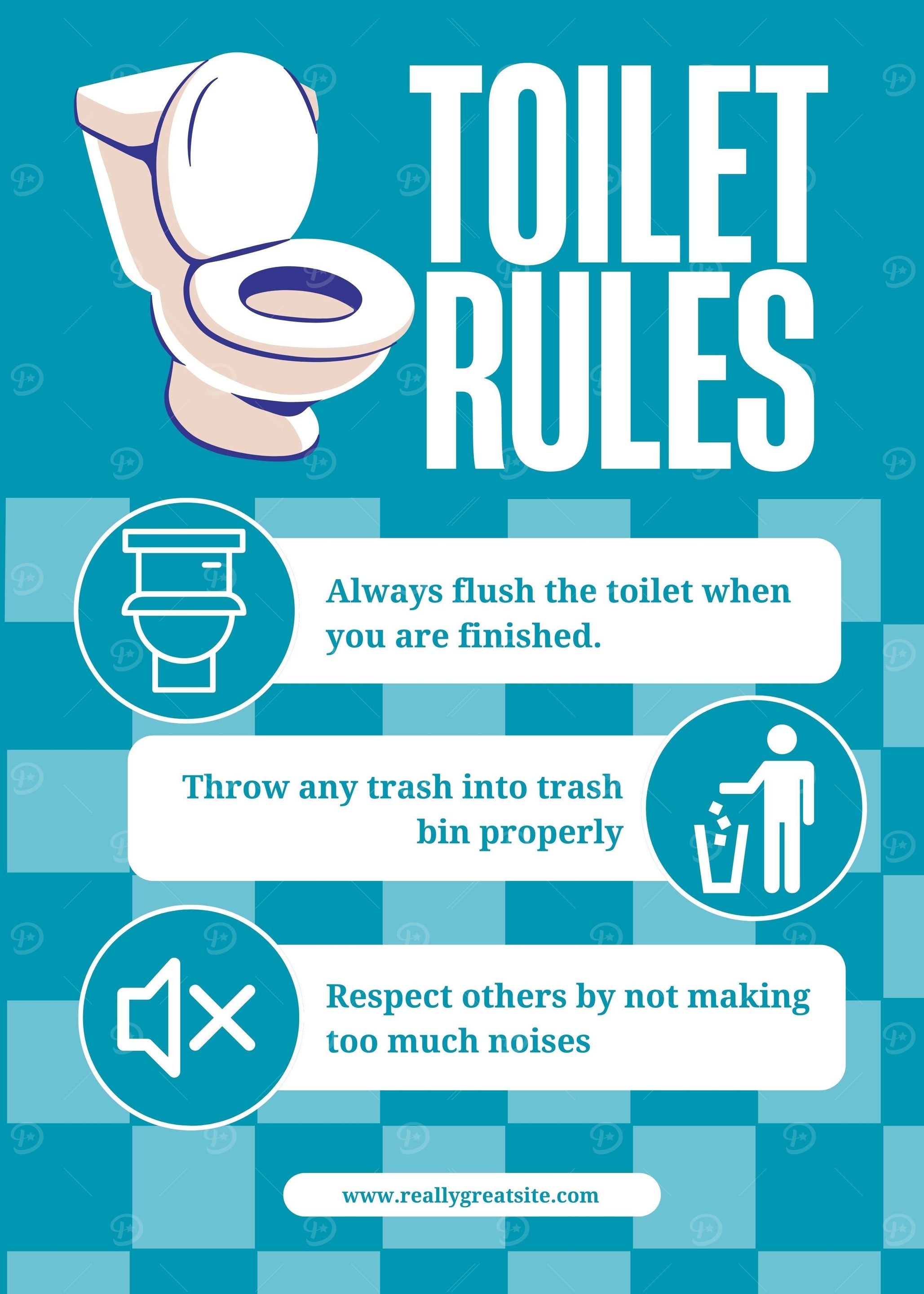 bathroom rules