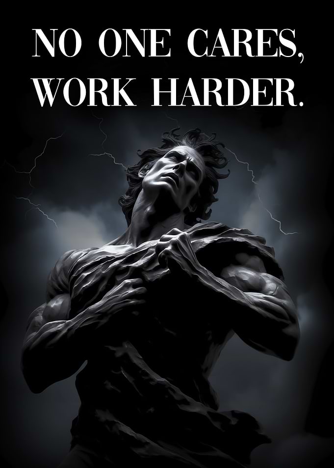 no one cares work harder
