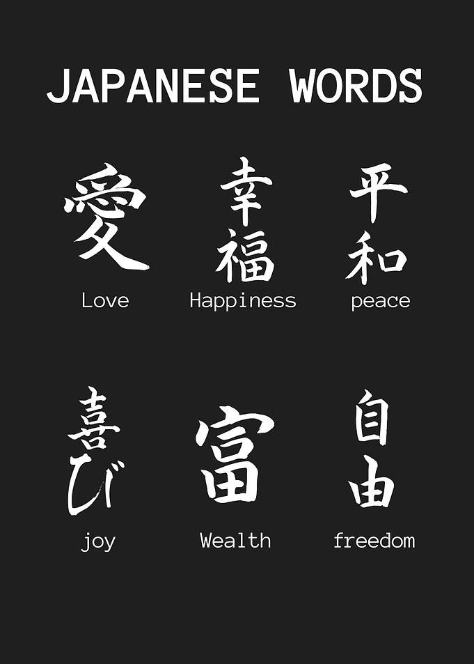 Japanese Kanji Words