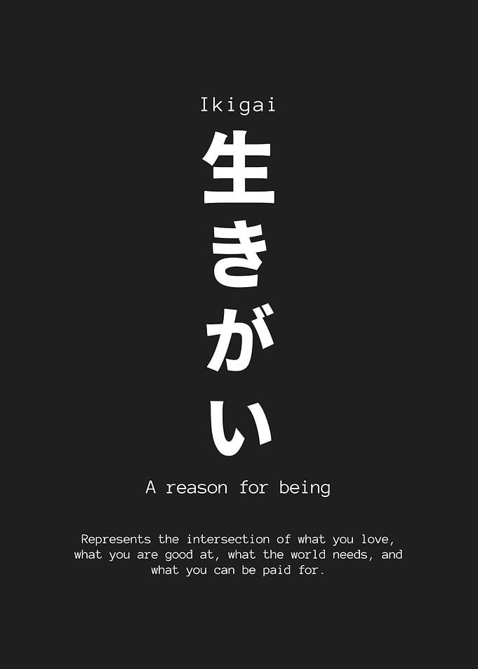 Ikigai Japanese Quote