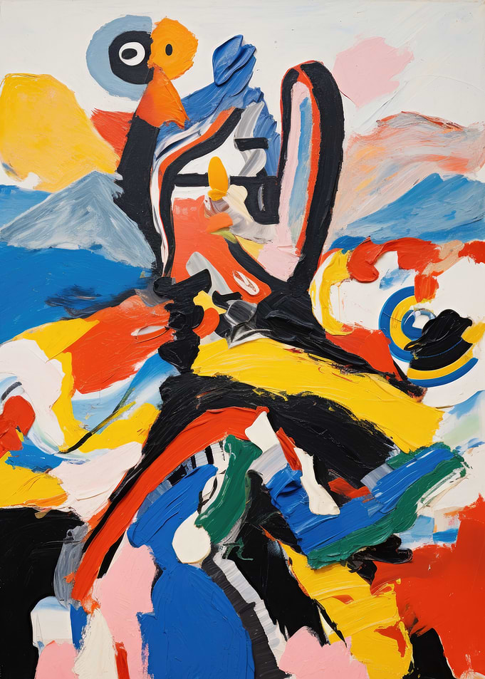 abstract art colorful