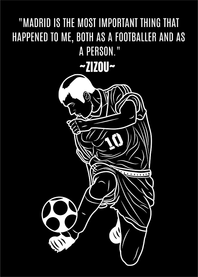 Z. Zidane Football Quote 2