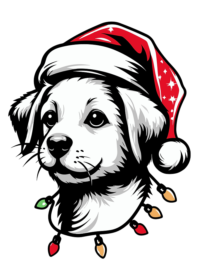 Adorable Dog Christmas