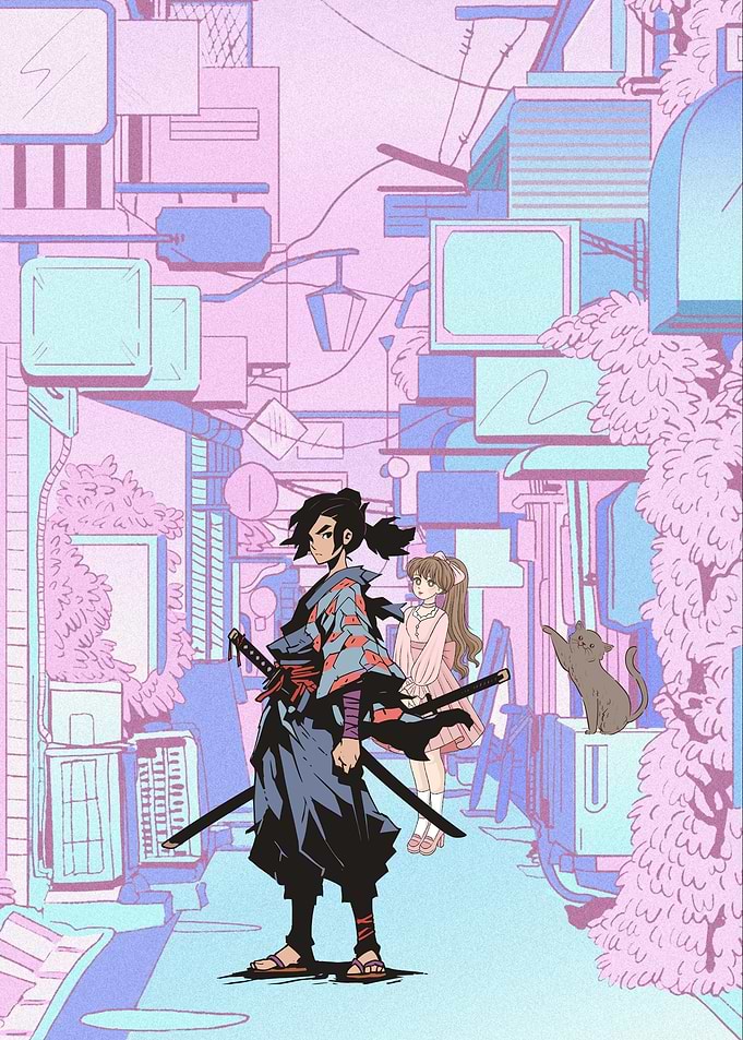 Anime Samurai Background