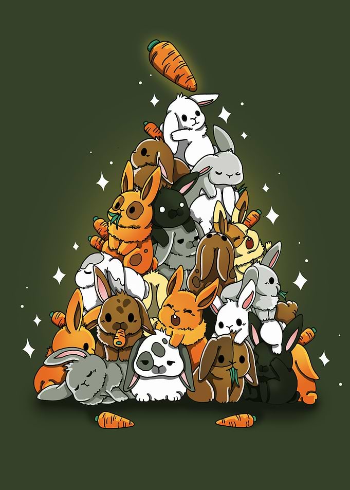 Rabbit Xmas Tree